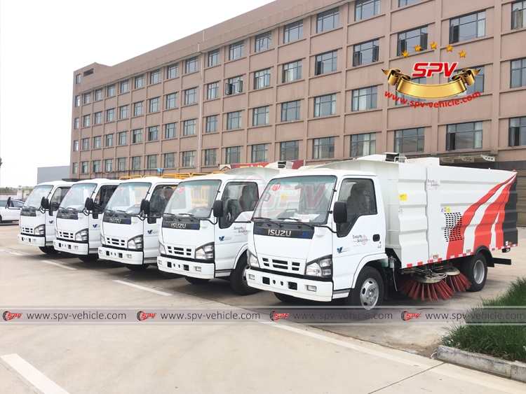 Lift Platform Truck ISUZU and Road Sweeper Truck - LF